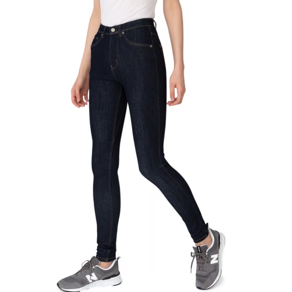 DUER Womens Jeans 25 Performance Denim High Rise Skinny Dark Indigo WLF9A026 NEW